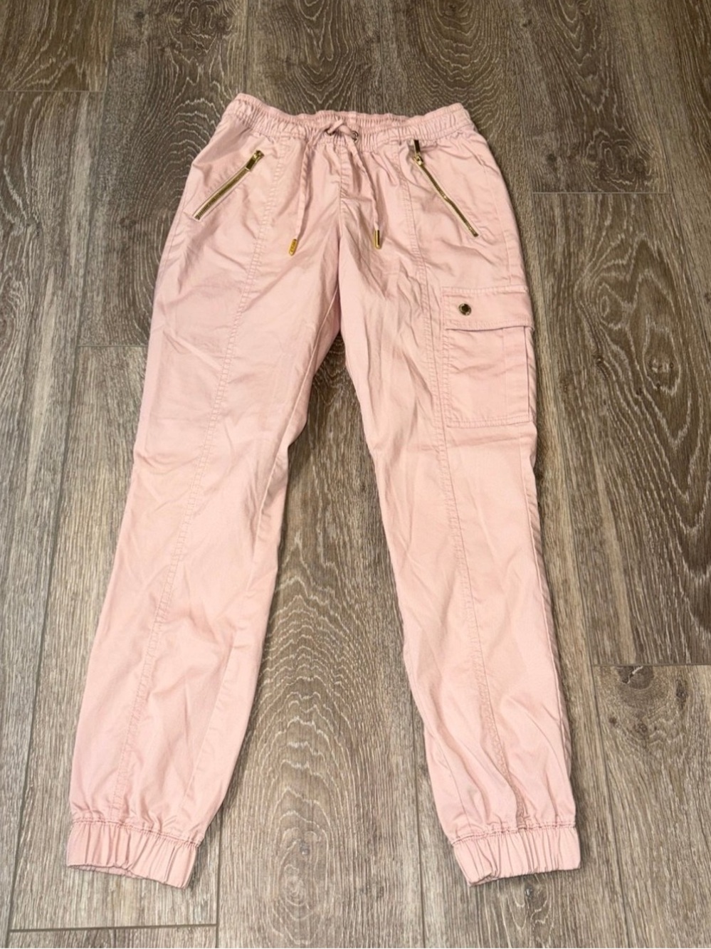 Jaanuu Pink Cargo Jogger Scrub Pants, XS